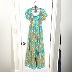 Young Fabulous and Broke YFB tie dye Maxi dress - M